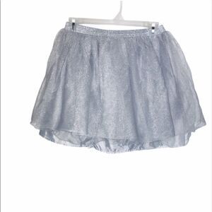 Crazy eight silver skirt girls size 14 flare cuter